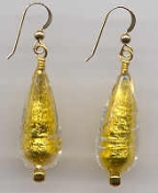 Large Gold Teardrop Earrings